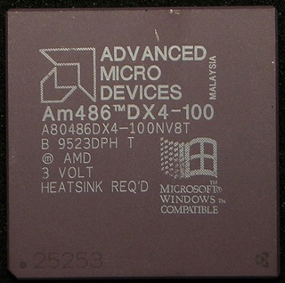 Am486DX4　100MHz　印刷違い品